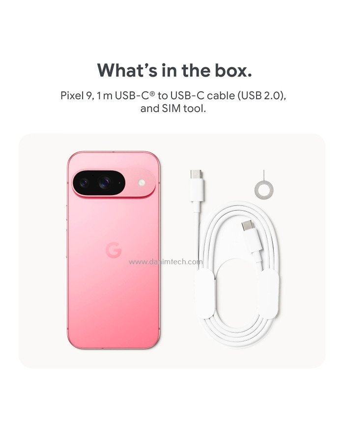 Google Pixel 9 5G  Smartphone  (Pink)
