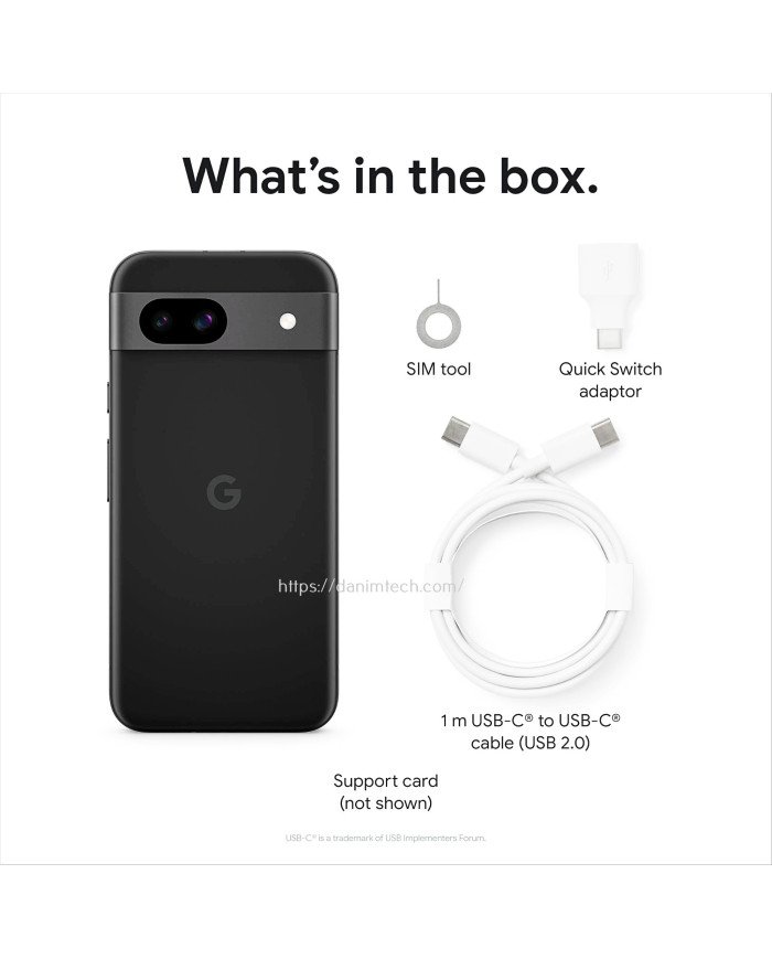 Google Pixel 8A 5G Smartphone  (Obsidian)