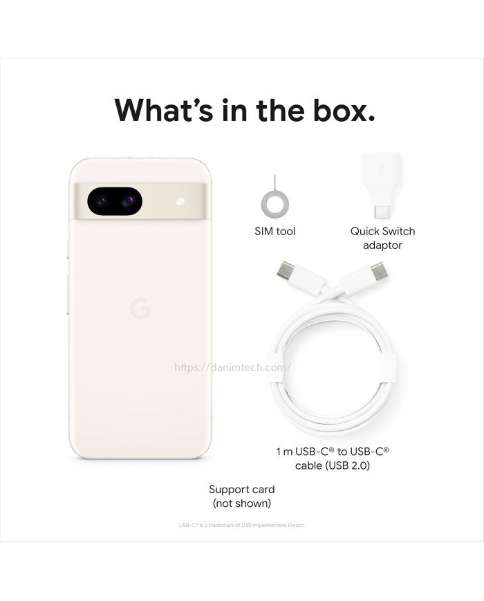 Google Pixel 8A 5G Smartphone  (Porcelain)