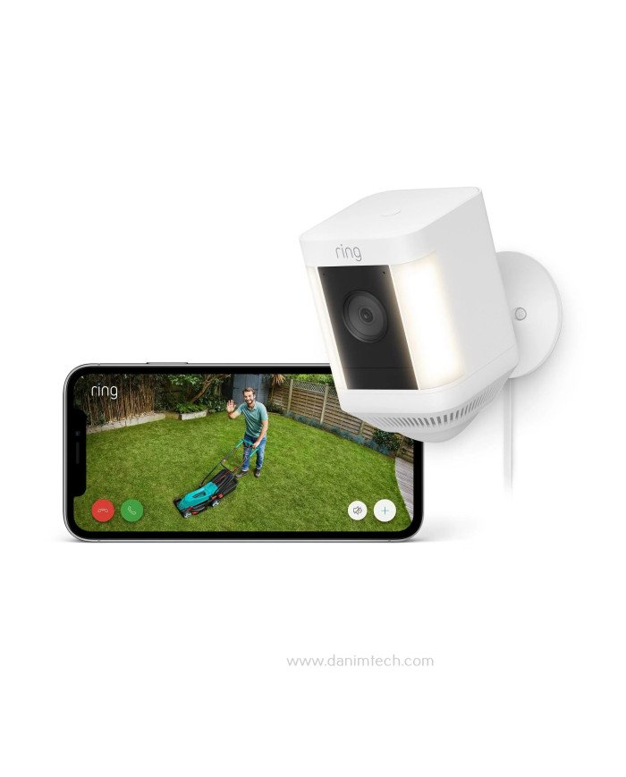 Ring Spotlight Cam Plus Plug-In (White)