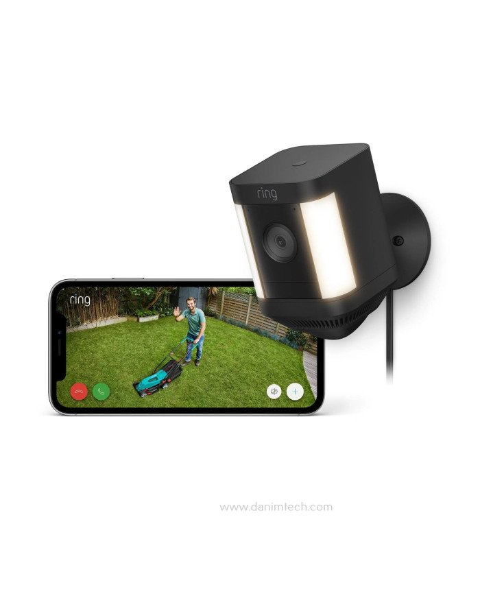 Ring Spotlight Cam Plus Plug-In (Black)