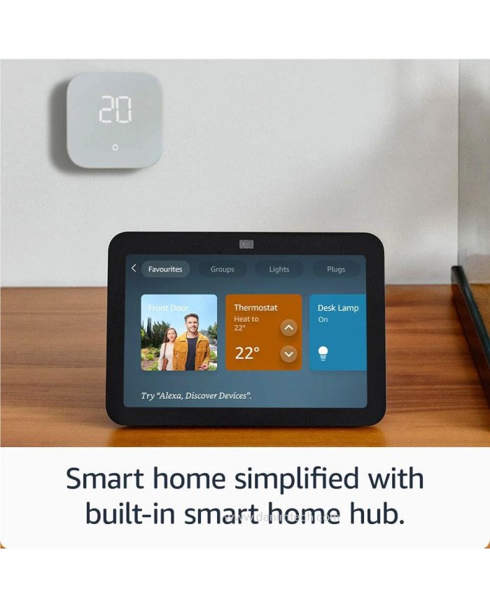 Amazon Echo Show 8 [Gen 3] (Glacier White)