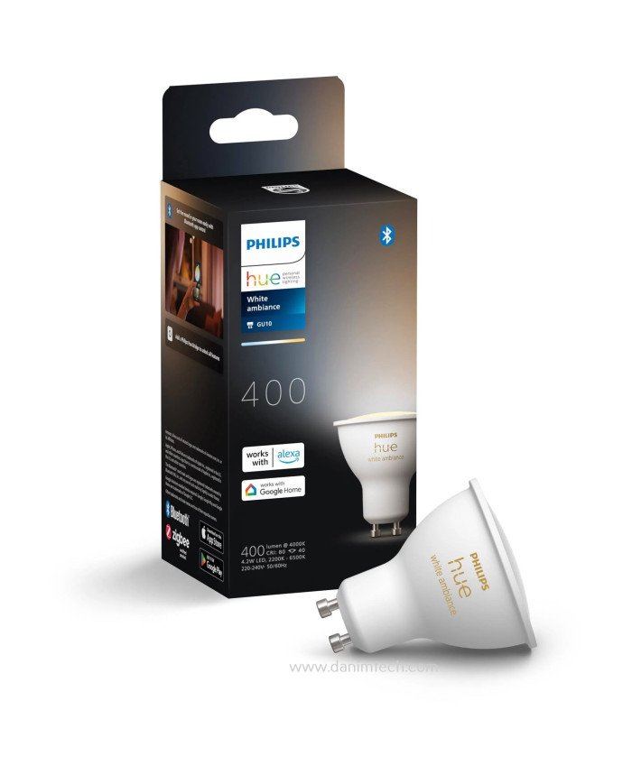 Philips Hue White Ambient Smart Bulb (GU10)