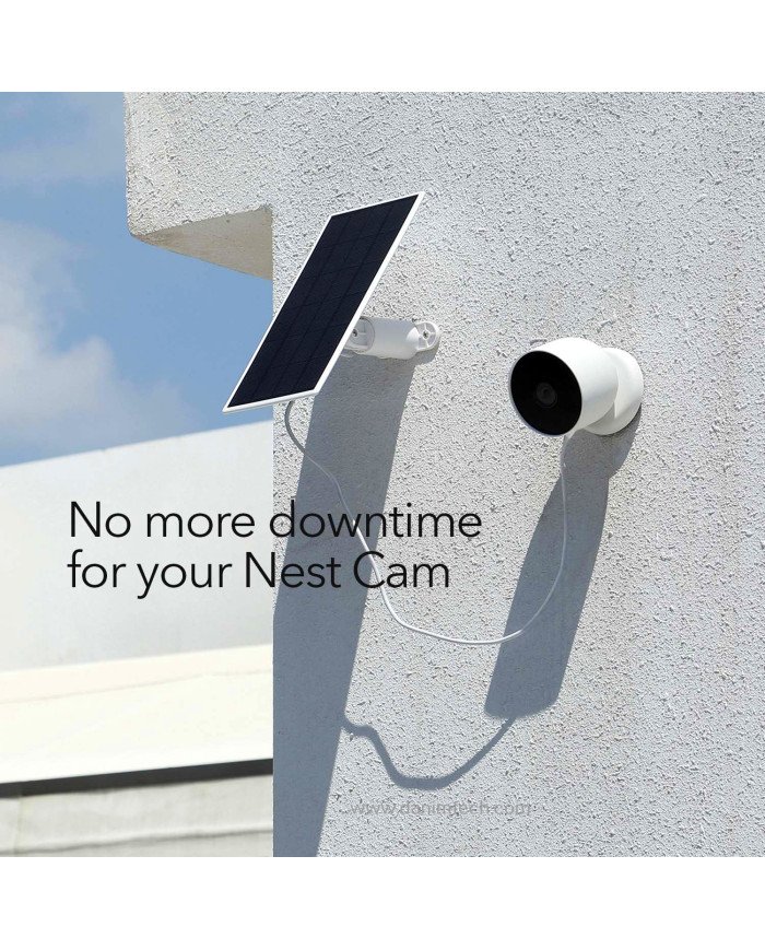 Google Nest Cam (Battery) + Wasserstein Solar Panel Bundle 2-Pack,