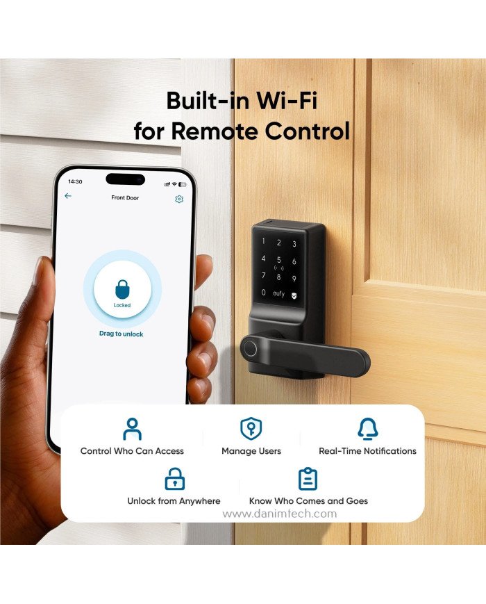 Eufy Smart Lever Lock C33 (Nickel)