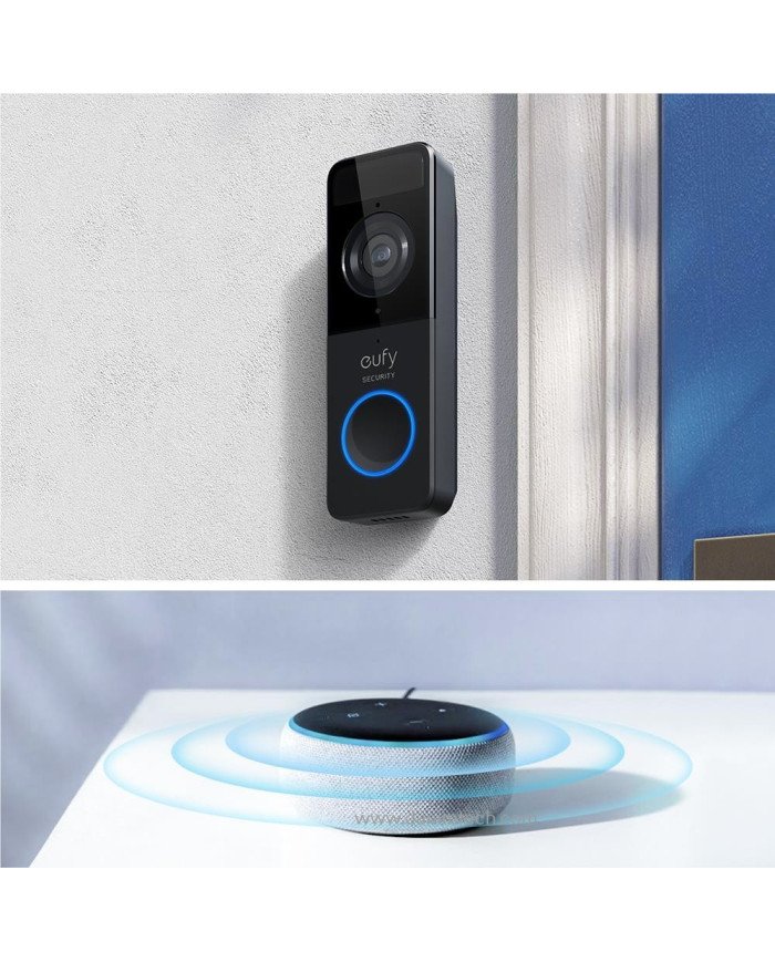 Eufy Security Slim 1080P Wireless Doorbell /Homebase Mini Repeater