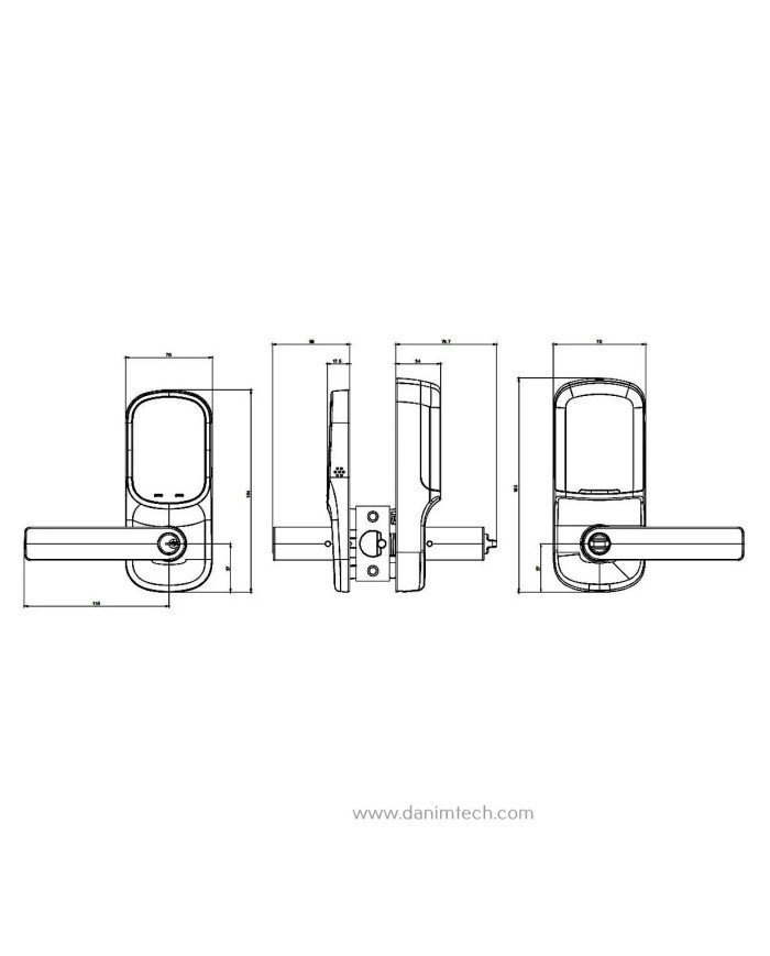 Yale Assure Lever Keyed Smart Lock  (Black)