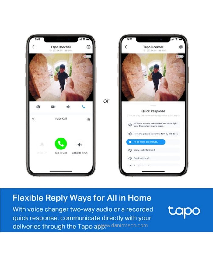 Tapo 5MP Smart Video Doorbell