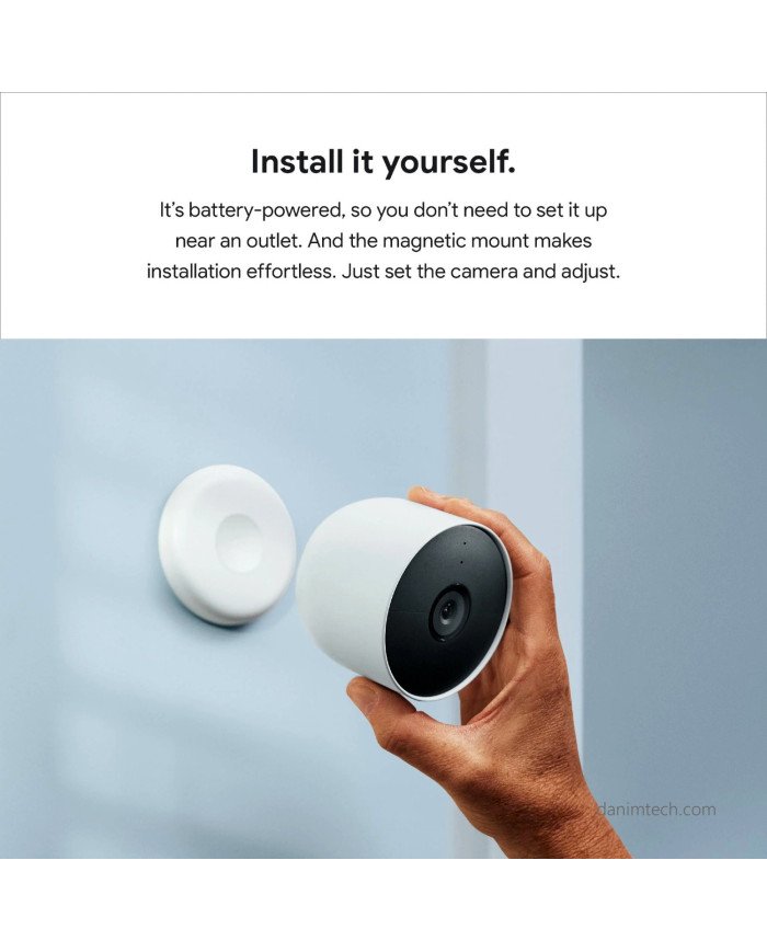 Google Nest Cam (Outdoor or Indoor, Battery) 2-Pack