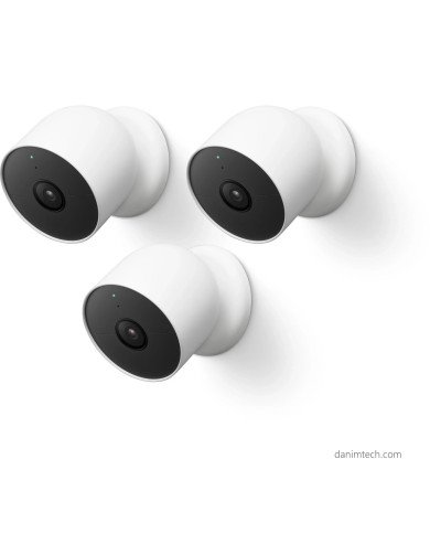 Google Nest Cam (Outdoor or Indoor, Battery) 3 Pack