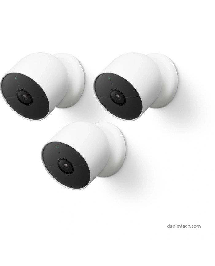 Google Nest Cam (Outdoor or Indoor, Battery) 3 Pack