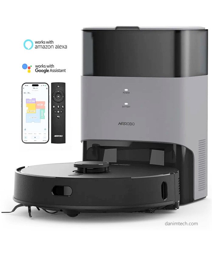 Airobo  Smart Vacuum robot Clean Mop Dustbin
