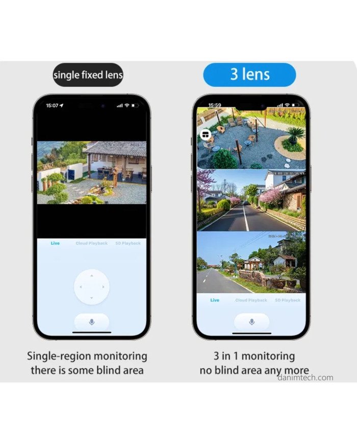 Matter Smart Outdoor Camera Floodlight
