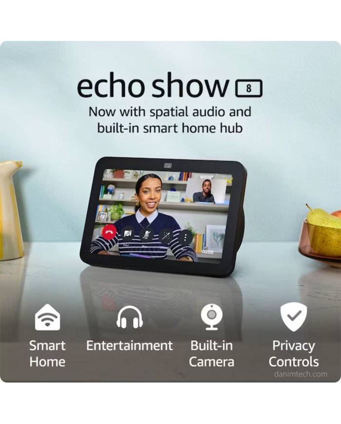 Amzn_Echo_Show 8 - 3rd Gen  Smart Display - (Charcoal)
