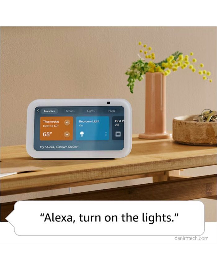 Amazon Echo Show 5 (newest model), Smart display  3rd Gen, (Ice Blue)