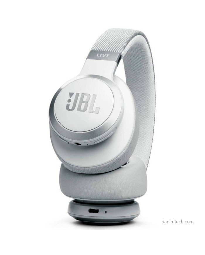 JBL Wireless Over-Ear Smart Headphones Live 770NC (White)