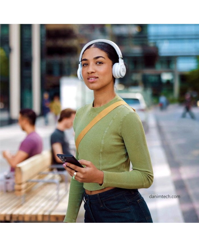 JBL Live 670 Wireless True Noise Cancelling Headphones (White)