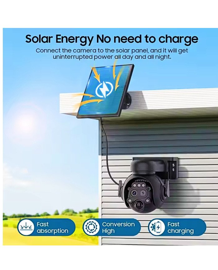 Vega 6MP 2K Smart Outdoor Camera Waterproof AI