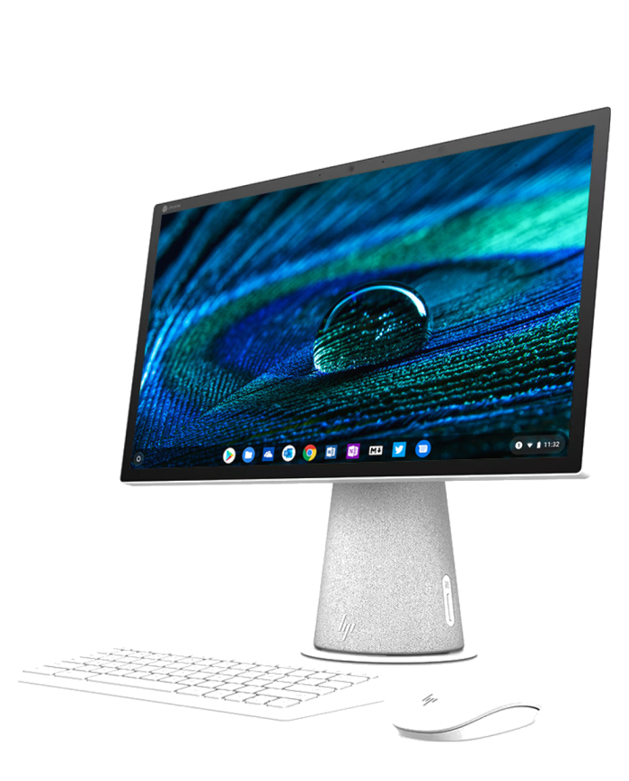 HP Chromebase 22" All-in-One Desktop Smart-Office AIO
